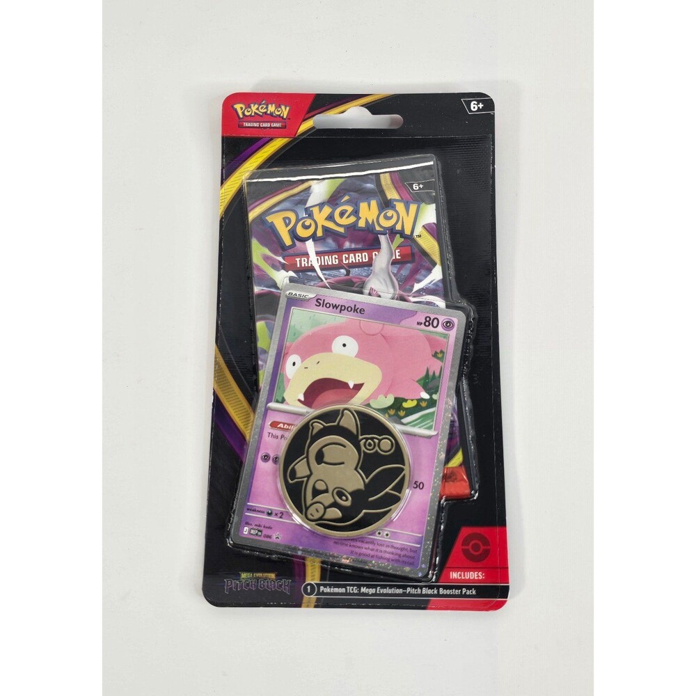 Pokémon TCG: Mega Evolution—Pitch Black Single Pack Checklane Blister [Slowpoke]